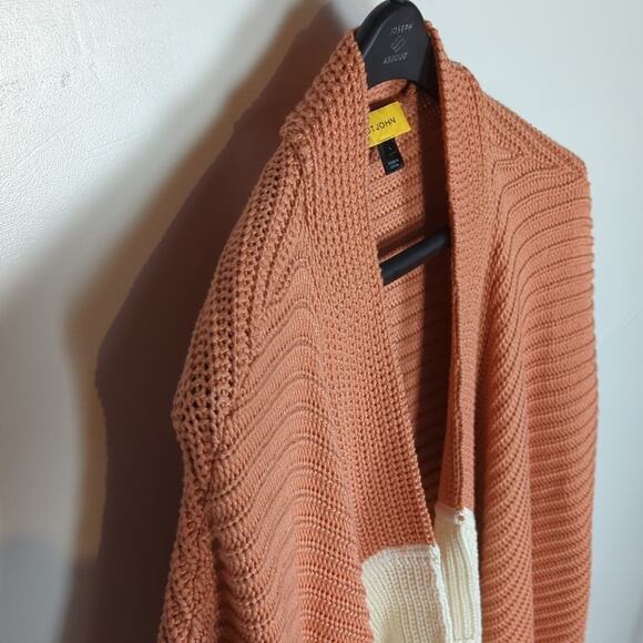 St John Oversized, Longline Open Front Cardigan - Picture 3 of 10